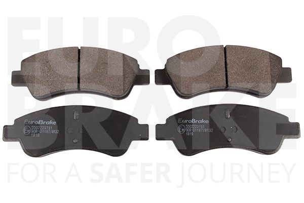 Комплект тормозных колодок, дисковый тормоз EUROBRAKE 5502223741