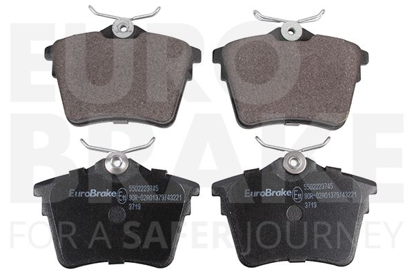 Комплект тормозных колодок, дисковый тормоз EUROBRAKE 5502223745