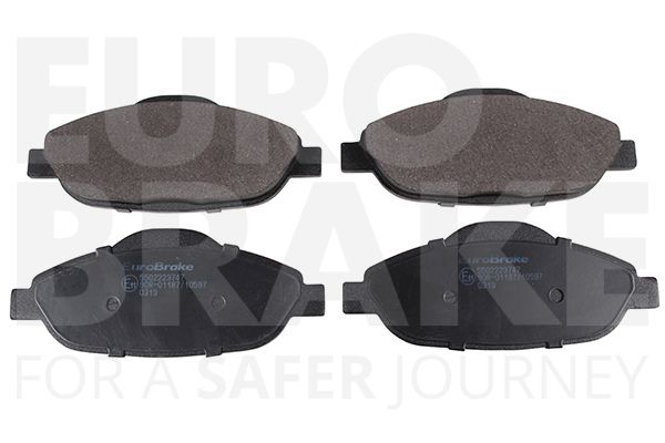 Комплект тормозных колодок, дисковый тормоз EUROBRAKE 5502223747