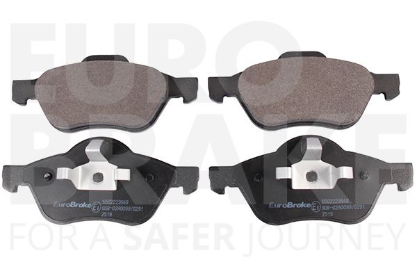 Комплект тормозных колодок, дисковый тормоз EUROBRAKE 5502223948