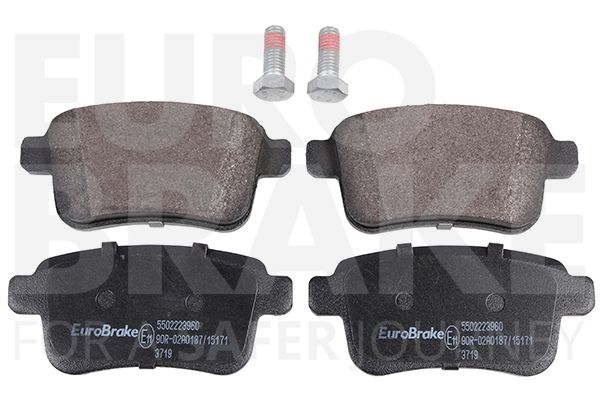 Комплект тормозных колодок, дисковый тормоз EUROBRAKE 5502223960