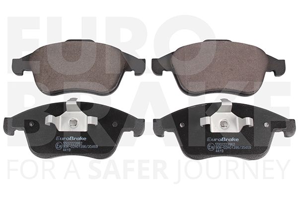 Комплект тормозных колодок, дисковый тормоз EUROBRAKE 5502223962