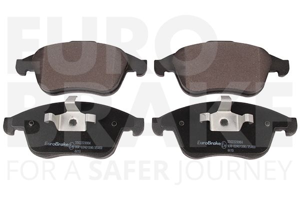 Комплект тормозных колодок, дисковый тормоз EUROBRAKE 5502223964