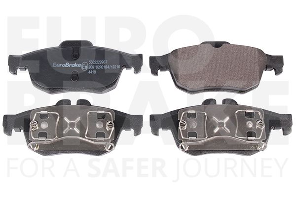Комплект тормозных колодок, дисковый тормоз EUROBRAKE 5502223967