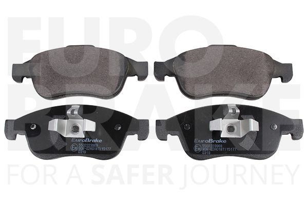 Комплект тормозных колодок, дисковый тормоз EUROBRAKE 5502223969