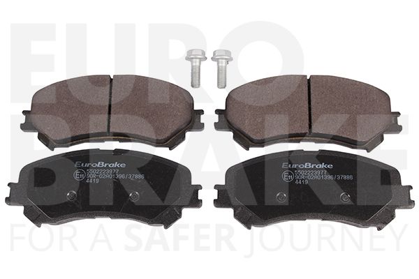 Комплект тормозных колодок, дисковый тормоз EUROBRAKE 5502223977