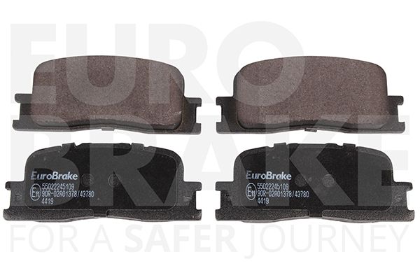 Комплект тормозных колодок, дисковый тормоз EUROBRAKE 55022245109