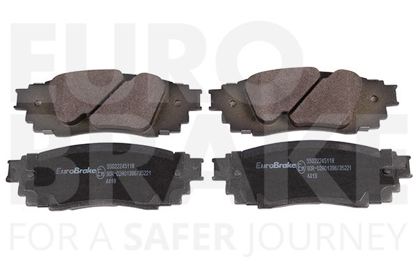 Комплект тормозных колодок, дисковый тормоз EUROBRAKE 55022245118