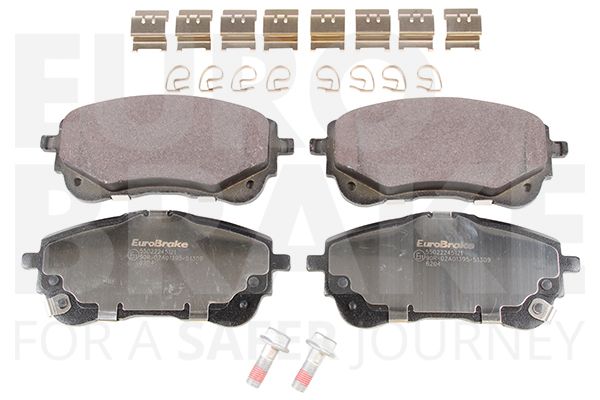 Комплект тормозных колодок, дисковый тормоз EUROBRAKE 55022245121