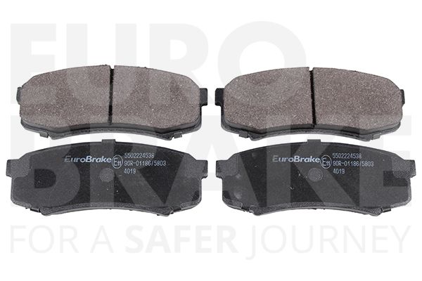 Комплект тормозных колодок, дисковый тормоз EUROBRAKE 5502224538