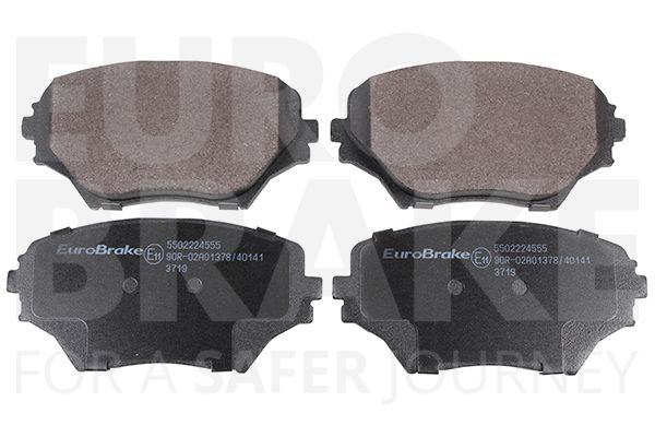 Комплект тормозных колодок, дисковый тормоз EUROBRAKE 5502224555