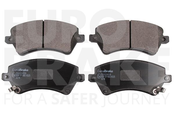 Комплект тормозных колодок, дисковый тормоз EUROBRAKE 5502224559