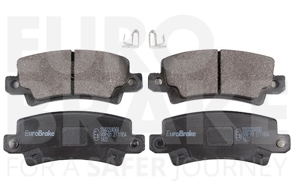 Комплект тормозных колодок, дисковый тормоз EUROBRAKE 5502224560