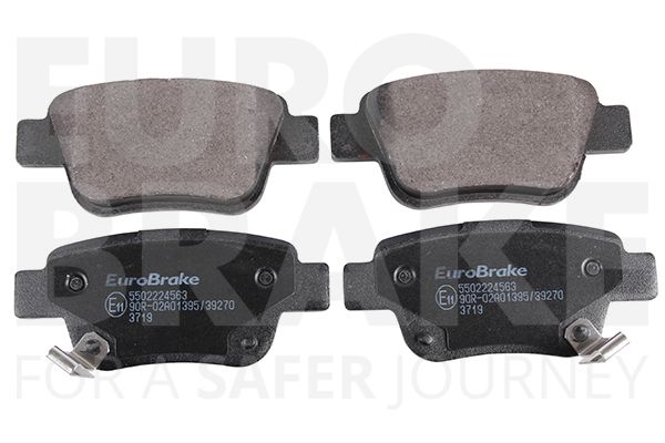 Комплект тормозных колодок, дисковый тормоз EUROBRAKE 5502224563