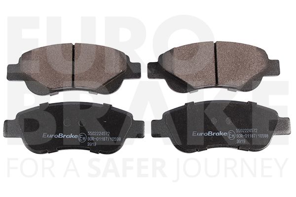 Комплект тормозных колодок, дисковый тормоз EUROBRAKE 5502224572