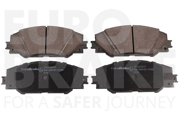 Комплект тормозных колодок, дисковый тормоз EUROBRAKE 5502224575