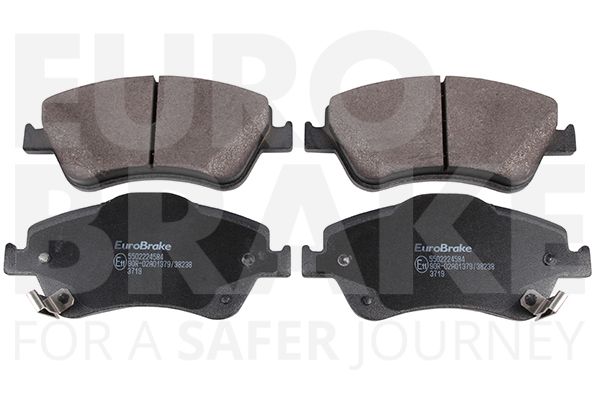 Комплект тормозных колодок, дисковый тормоз EUROBRAKE 5502224584