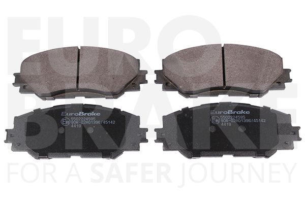 Комплект тормозных колодок, дисковый тормоз EUROBRAKE 5502224595