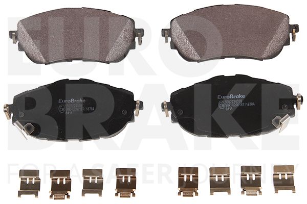 Комплект тормозных колодок, дисковый тормоз EUROBRAKE 5502224599