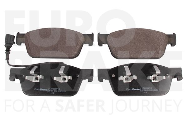 Комплект тормозных колодок, дисковый тормоз EUROBRAKE 55022247102