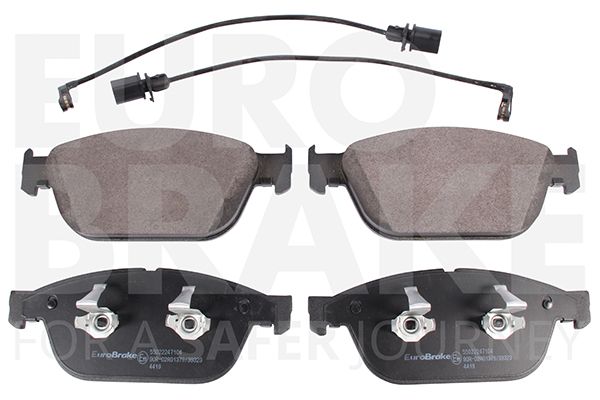 Комплект тормозных колодок, дисковый тормоз EUROBRAKE 55022247104