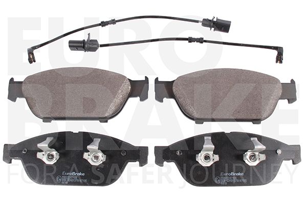 Комплект тормозных колодок, дисковый тормоз EUROBRAKE 55022247106