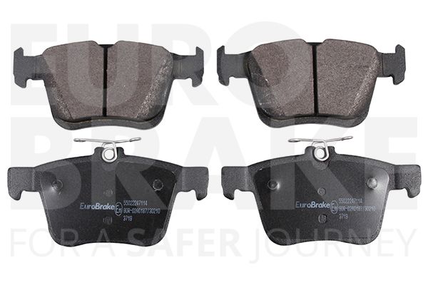 Комплект тормозных колодок, дисковый тормоз EUROBRAKE 55022247114