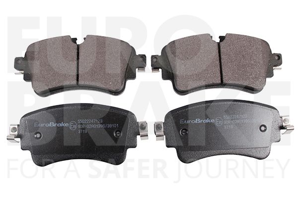 Комплект тормозных колодок, дисковый тормоз EUROBRAKE 55022247123