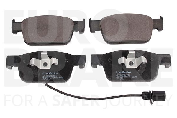 Комплект тормозных колодок, дисковый тормоз EUROBRAKE 55022247124