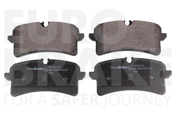 Комплект тормозных колодок, дисковый тормоз EUROBRAKE 55022247135