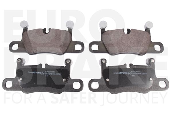 Комплект тормозных колодок, дисковый тормоз EUROBRAKE 55022247143
