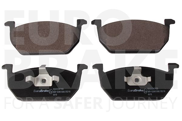 Комплект тормозных колодок, дисковый тормоз EUROBRAKE 55022247150
