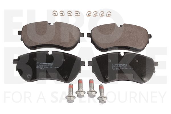 Комплект тормозных колодок, дисковый тормоз EUROBRAKE 55022247152