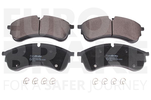 Комплект тормозных колодок, дисковый тормоз EUROBRAKE 55022247155