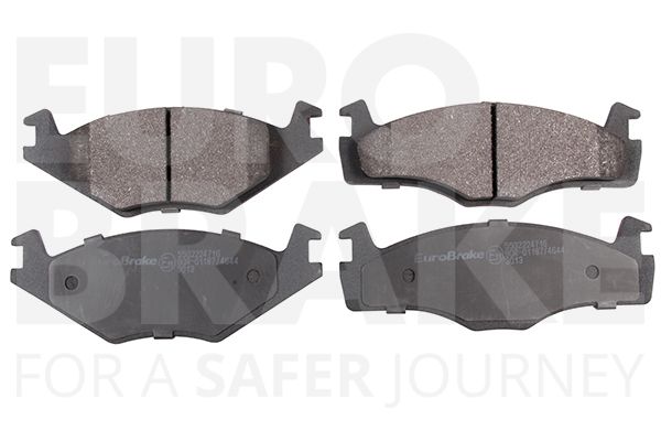 Комплект тормозных колодок, дисковый тормоз EUROBRAKE 5502224716