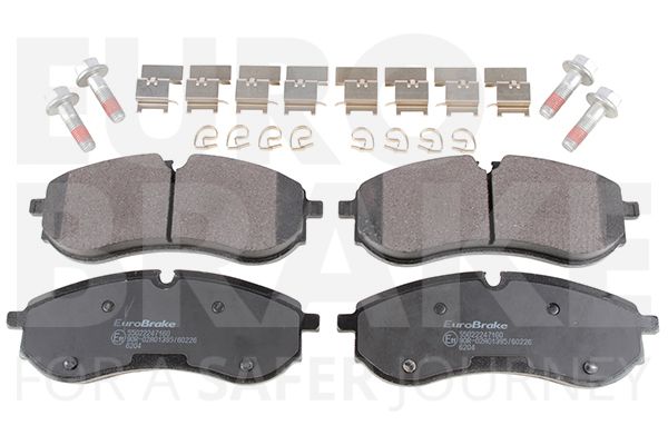 Комплект тормозных колодок, дисковый тормоз EUROBRAKE 55022247160