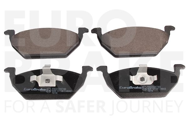Комплект тормозных колодок, дисковый тормоз EUROBRAKE 5502224740