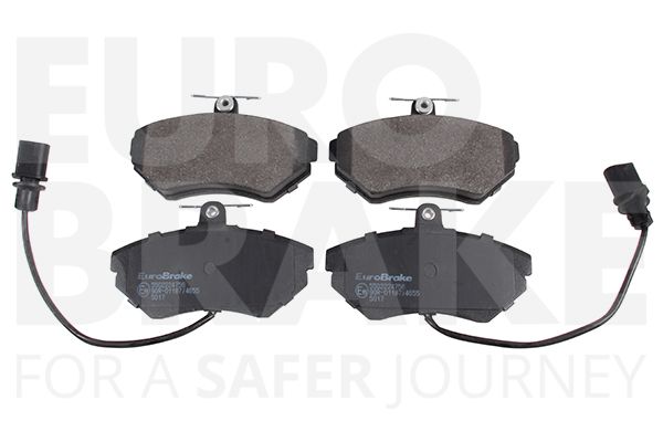 Комплект тормозных колодок, дисковый тормоз EUROBRAKE 5502224756