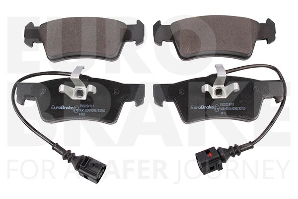 Комплект тормозных колодок, дисковый тормоз EUROBRAKE 5502224767