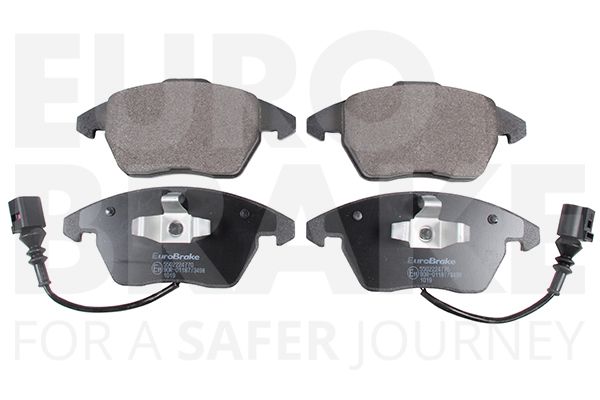 Комплект тормозных колодок, дисковый тормоз EUROBRAKE 5502224770