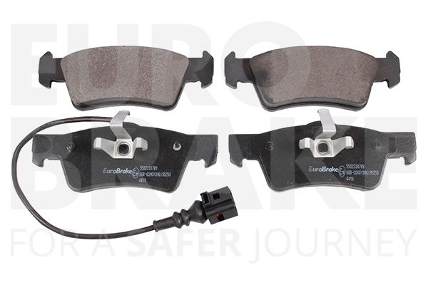Комплект тормозных колодок, дисковый тормоз EUROBRAKE 5502224789