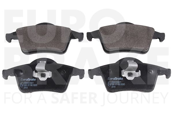 Комплект тормозных колодок, дисковый тормоз EUROBRAKE 5502224821