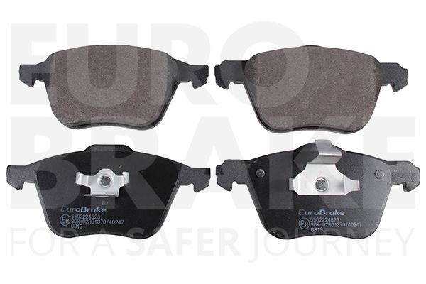 Комплект тормозных колодок, дисковый тормоз EUROBRAKE 5502224823