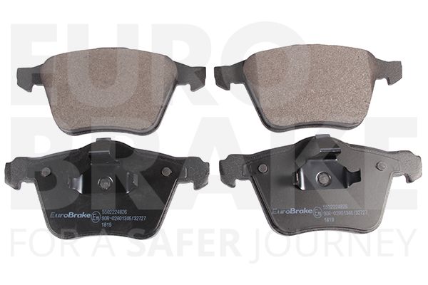 Комплект тормозных колодок, дисковый тормоз EUROBRAKE 5502224826