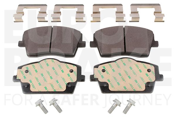 Комплект тормозных колодок, дисковый тормоз EUROBRAKE 5502224835