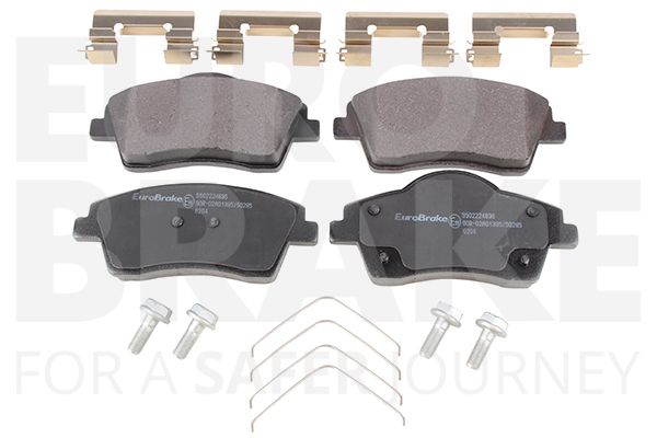 Комплект тормозных колодок, дисковый тормоз EUROBRAKE 5502224836