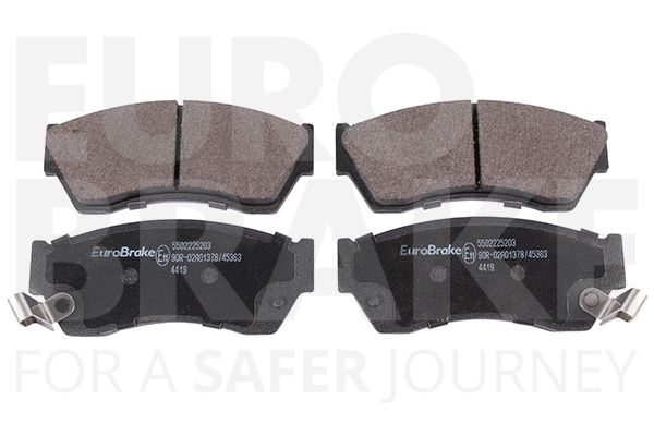 Комплект тормозных колодок, дисковый тормоз EUROBRAKE 5502225203