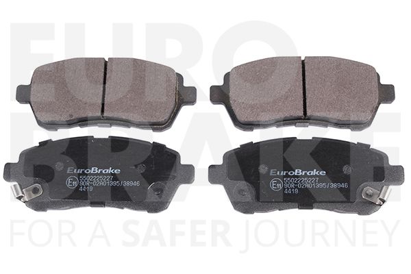 Комплект тормозных колодок, дисковый тормоз EUROBRAKE 5502225227