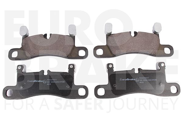 Комплект тормозных колодок, дисковый тормоз EUROBRAKE 5502225611