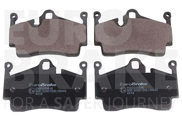 Комплект тормозных колодок, дисковый тормоз EUROBRAKE 5502225616